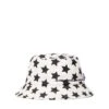 STAR PRINTED BUCKET HAT -Bodega AwakeNYPRINTEDSTARBUCKETHATIVORYFRONTAWK SP22 HA003 1