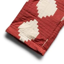 COURTHOUSE STEPS SATEEN TROUSERS -Bodega BodeCOURTHOUSESTEPSSATEENTROUSERSREDMULTI32MR24PA01.CT003 5