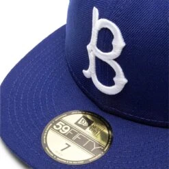 NEW ERA 59FIFTY BROOKLYN DODGERS (1955) LOGO HISTORY FITTED CAP -Bodega NewEraLOGOHISTORY595010159BROOKLYNDODGERS 1955 ROYALBLUE760244520 4