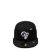 NEW ERA PAPER PLANES X LA RAMS 59FIFTY FITTED HAT -Bodega NewEraPAPERPLANESXLARAMSBLACK7170018 1
