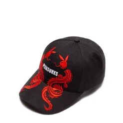 Pleasures X PLAYBOY TAILS 6 PANEL HAT -Bodega PleasuresXPLAYBOYTAILS6PANELHATBLACKOSP22PB047 BLACK 2