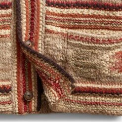 HAND-KNIT MIXED STICHES SHAWL CARDIGAN -Bodega RRLHAND KNITMIXEDSTICHESSHAWLCARDIGANTANMULTIM782857187001 4