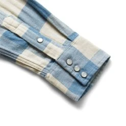 L/S BUFFALO WESTERN STYLE WORKSHIRT -Bodega RRLLSBUFFALOWESTERNSTYLEWORKSHIRTRL158INDIGOCREAMS782795230001 4