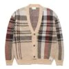 Aries JOHNNY PLAID CARDIGAN 2 Aries JOHNNY PLAID CARDIGAN -Bodega ariesJOHNNYPLAIDCARDIGANBEIGEMFTAR20025 1