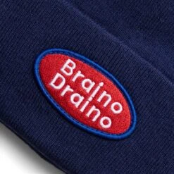 BRAINO DRAINO WOOL BEANIE -Bodega braindeadBRAINODRAINOWOOLBEANIENAVYOSBDF22H04002521NY01 3
