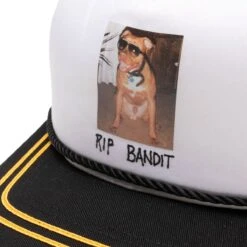 R.I.P. BANDIT SNAPBACK -Bodega fuckingawesomeR.I.P.BANDITSNAPBACKBLACKOSFA FW22 063 4