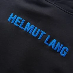 Helmut Lang FLOCKED HOODIE -Bodega helmutlangFLOCKEDHOODIEBLACKSM10HM506 5