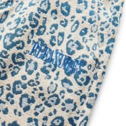 Pleasures ECLIPSE CHEETAH BEACH PANT -Bodega pleasuresECLIPSECHEETAHBEACHPANTCREAMBLUEP20W010 3