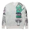 TOO MANY GRAPHICS SWEATER -Bodega realbadmanTOOMANYGRAPHICSSWEATERMELANGEMRBM10001 1