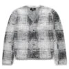 Stüssy HAIRY PLAID CARDIGAN -Bodega stussyHAIRYPLAIDCARDIGANWHITES117169 1