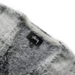 Stüssy HAIRY PLAID CARDIGAN 10 Stüssy HAIRY PLAID CARDIGAN -Bodega stussyHAIRYPLAIDCARDIGANWHITES117169 4