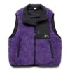 Stüssy SHERPA VEST -Bodega stussySHERPAVESTPURPLEXS118506 1