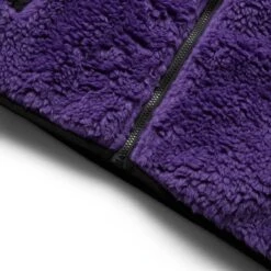 Stüssy SHERPA VEST -Bodega stussySHERPAVESTPURPLEXS118506 4