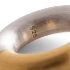 Tom Wood CHUNKY EAR CUFF SATIN DUO M -Bodega tomwoodCHUNKYEARCUFFSATINDUOM925STERLINESILVER9KGOLDOSE10421MTNA02S925 9K 6